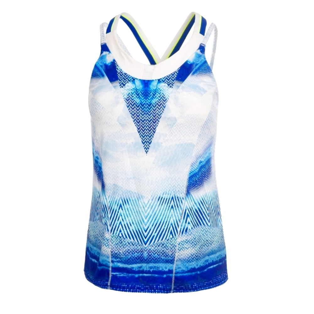 New Lucky In Love Axis Point Active Fit Bralette Tank Size XL NWT $70